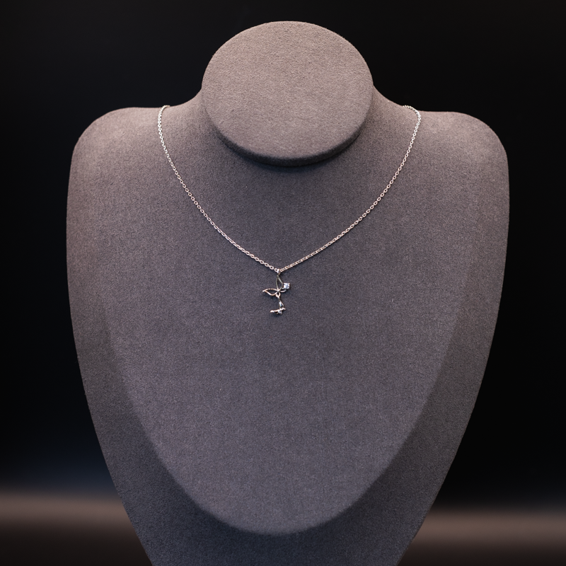 Double Butterflies Necklace