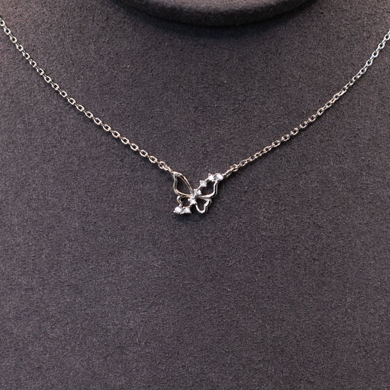 Small Butterfly Outliner Necklace