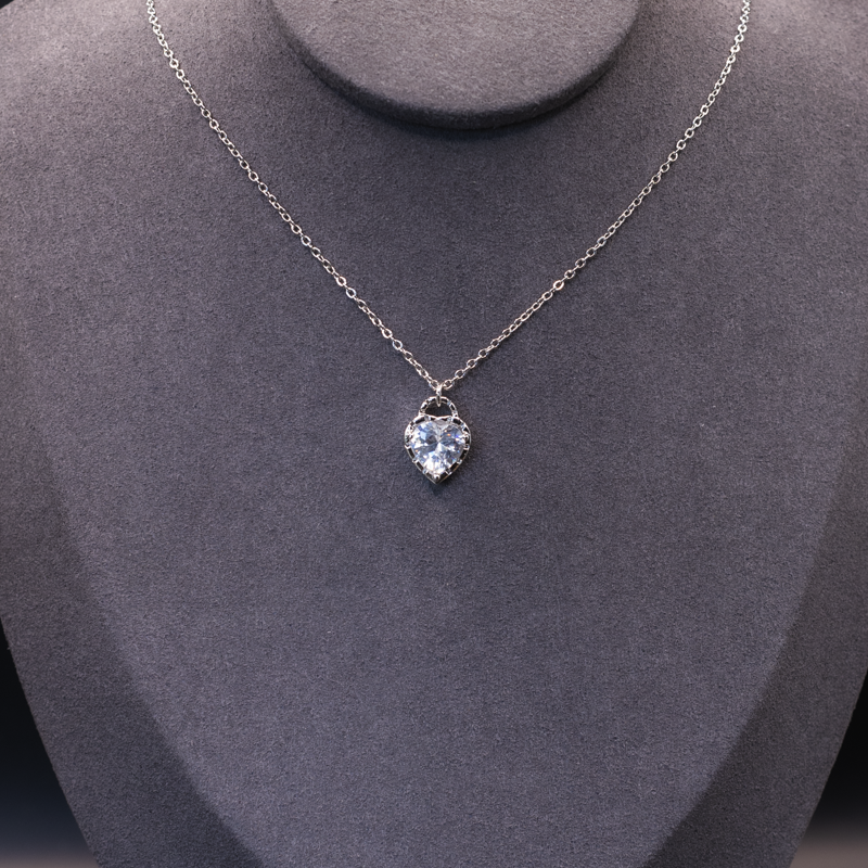 Heart Crystal Pendant Necklace