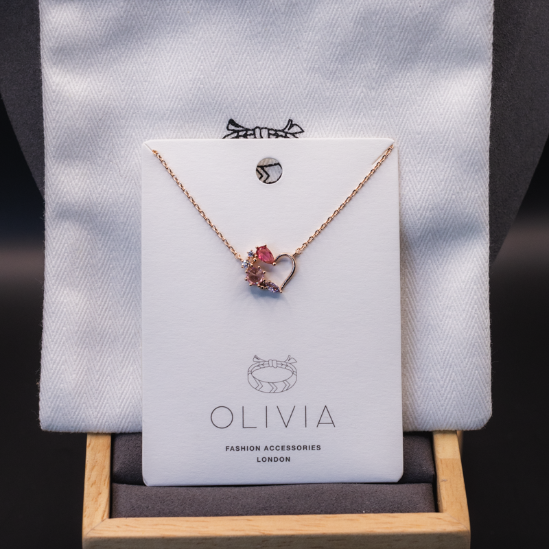 Pink Heart Necklace