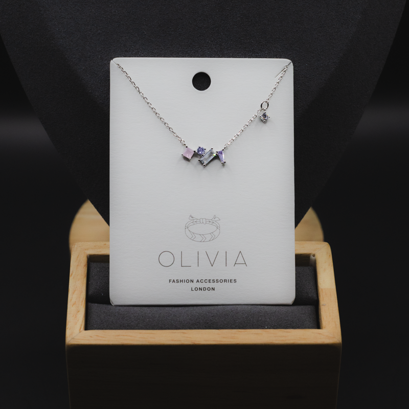 Linked Gemstones Necklace