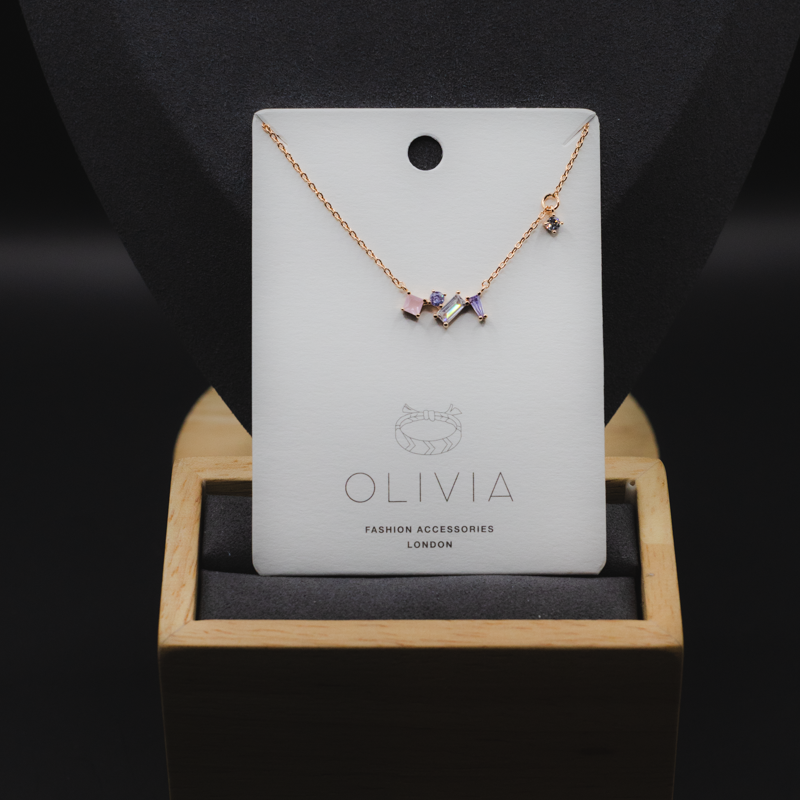 Linked Gemstones Necklace