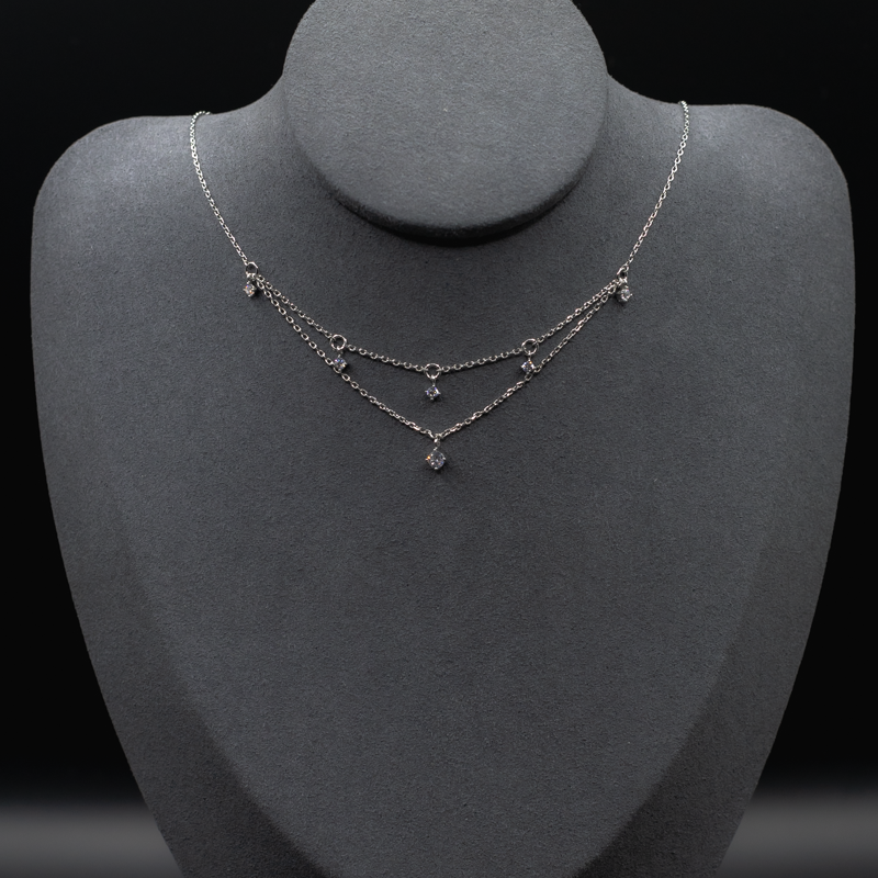 Double Layered Star Necklace