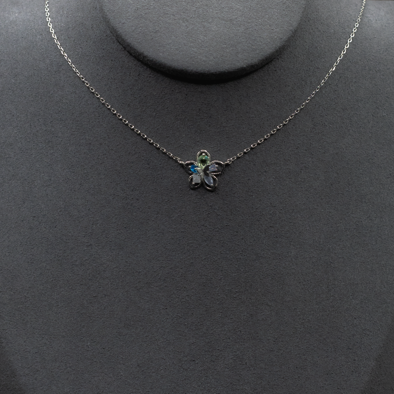 Butterfly Floral Necklace