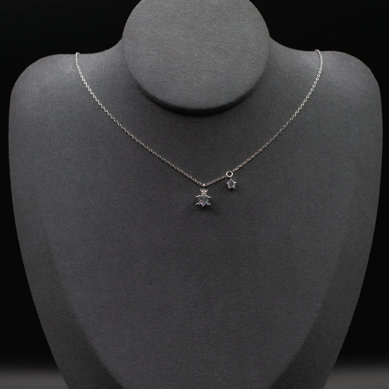 Dear Bear Sparkle Charm Necklace
