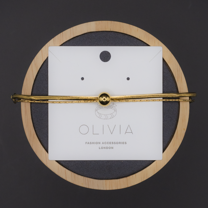 Gold Plated Double Bracelet