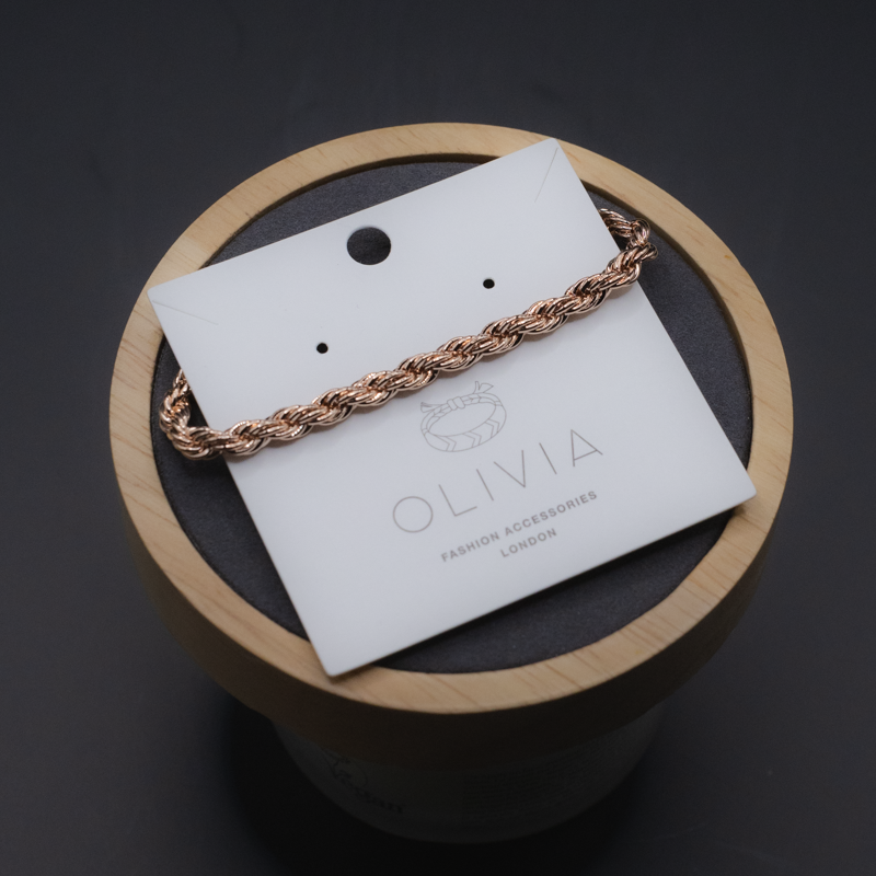 Chunky Rose Gold Plated Bracelet