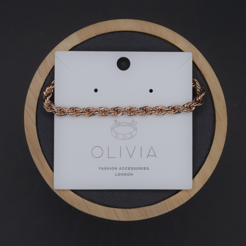Chunky Rose Gold Plated Bracelet