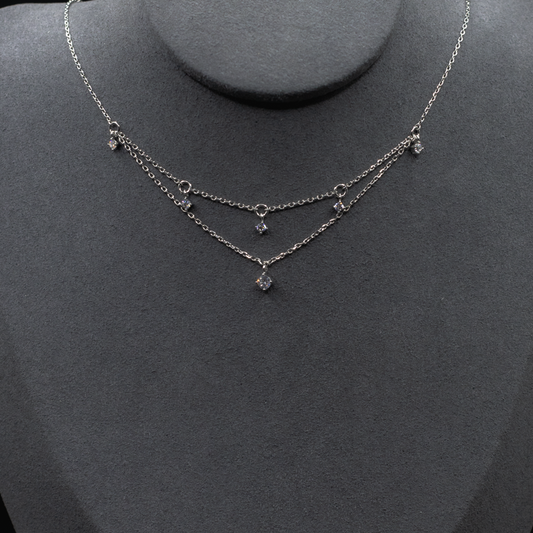 Double Layered Star Necklace