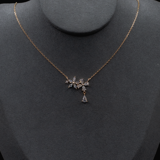 Dual Floral Necklace