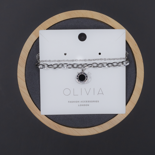 Silver Double Bracelet